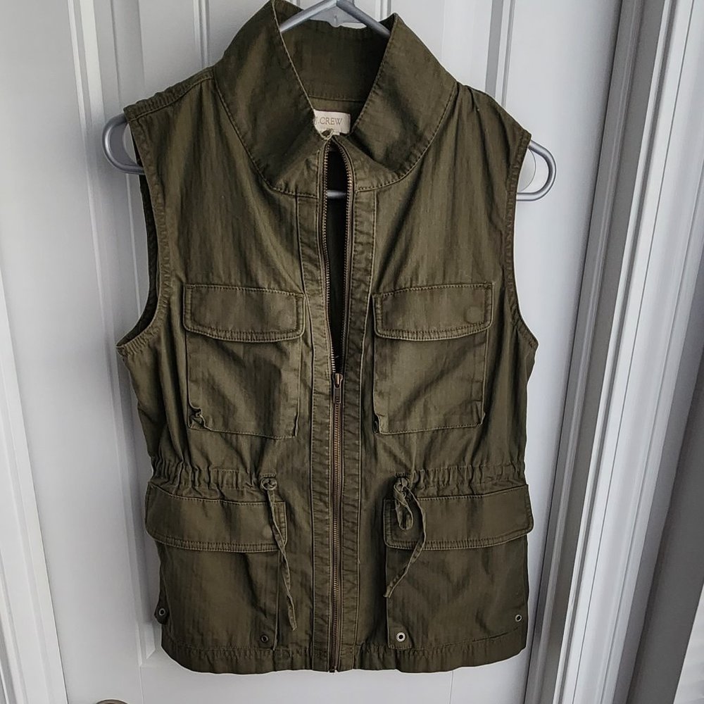 J. Crew Vest- Army green - Small